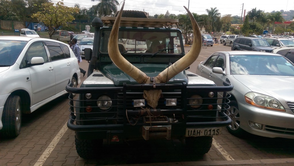 Saw this in Kampala. Driven by a safari tour.