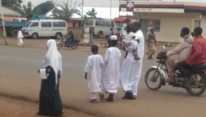 Lots of Muslims celebrating Eid al-Adha on Thursday, mostly dressed in White.