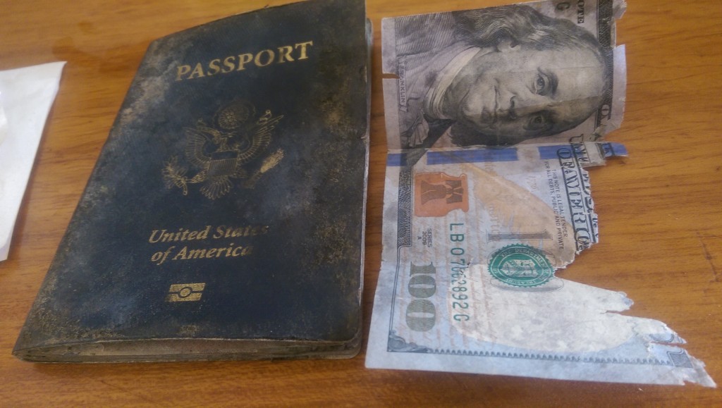 After I put down my vinyl flooring in August, I stashed a $100 bill under a part of it. It would have paid for my whole trip last month. I thought the rag paper was indestructible! No Ugandan bank nor money exchange will take it, so I will have to send it home to be exchanged. My personal passport was also hidden on another part of the flooring and I need to make an appointment with the US Embassy to get a replacement. So stupid not to put them in baggies. I also was issued a special Peace Corps passport which is kept at headquarters. I need both passports to leave and return to Uganda. 